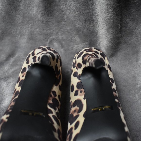 Penny Loves Kenny Cheetah Sparkle Studded Heels - Picture 10 of 15